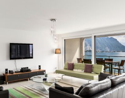 Le National Luxury 4BD Apartment with Lake view & SPA at Montreux City Center, 5th floor
