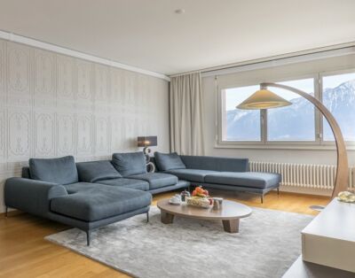 Modern Lake view Apartment at Montreux City Center