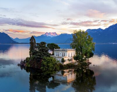 Montreux Salagnon Island on the Lake / Panoramic experience open for Events