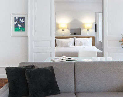 Deluxe Swiss Luxury Three-Bedroom Apartment for Family