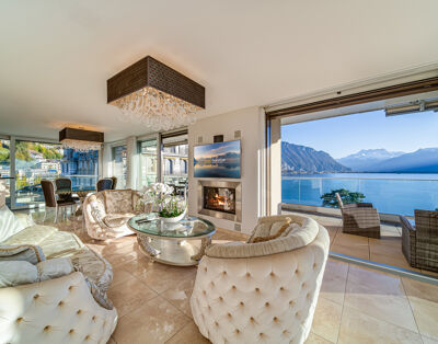 Luxury Penthouse in Montreux City with Panoramic Lake Views